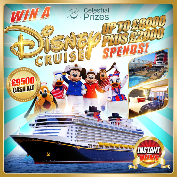 Disney Cruise up to £8000 plus £2000 spends